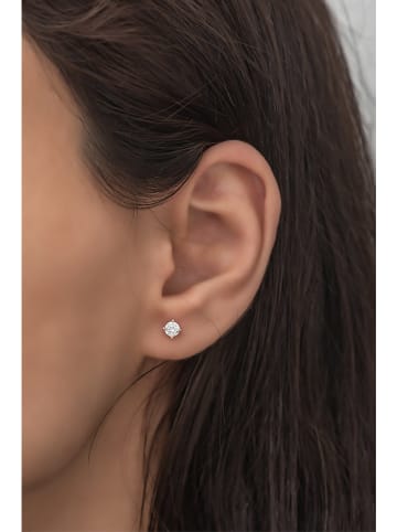 Heliophilia Silber-Ohrstecker mit Edelsteinen