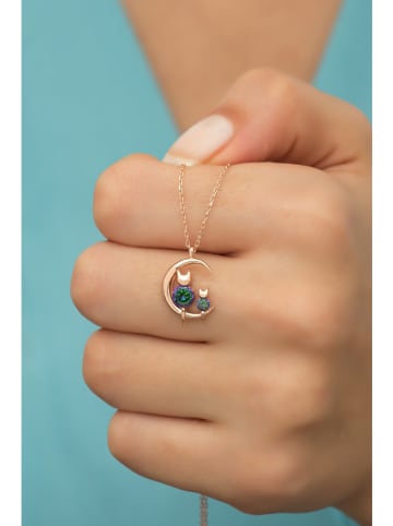 Heliophilia Silber-Halskette mit Anhänger - (L)42 cm