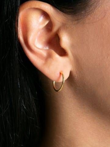 Heliophilia Srebrne kolczyki-kreole