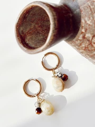 Heliophilia Creolen mit Edelsteinen