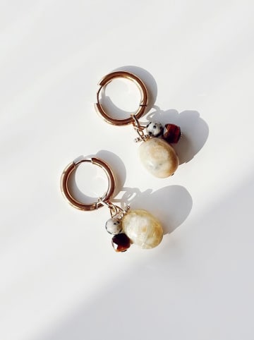 Heliophilia Creolen met edelstenen