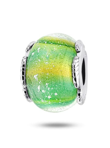 CHARM'S Srebrny charms ze szkłem Murano