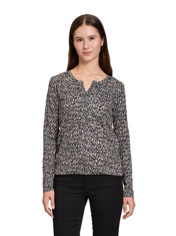 BETTY & CO Longsleeve zwart/crème/beige