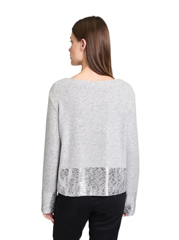 BETTY & CO Bluza w kolorze srebrno-szarym