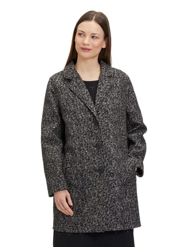 BETTY & CO Übergangsmantel in Schwarz/ Taupe