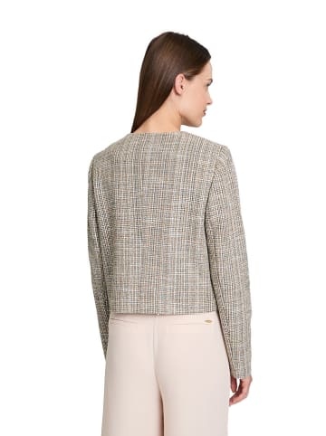 BETTY & CO Blazer in Creme/ Camel/ Schwarz