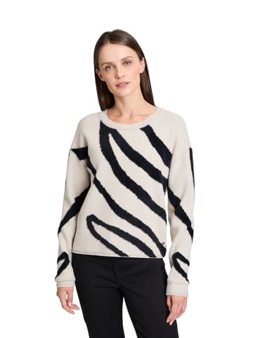 BETTY & CO Trui crème/zwart