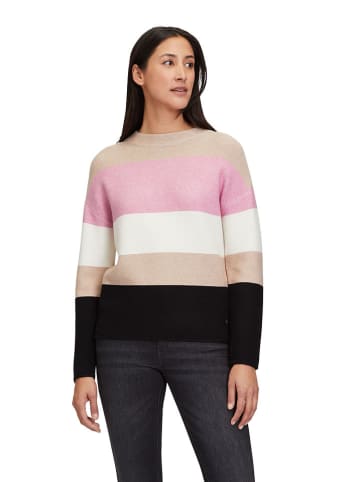 BETTY & CO Trui zwart/rosé/beige