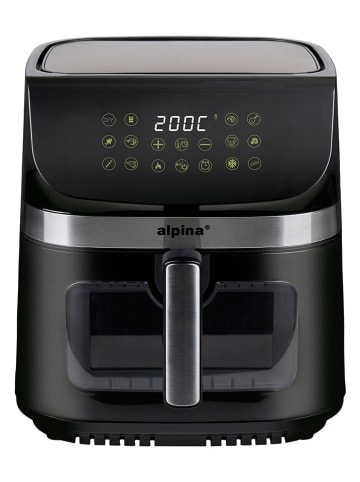Alpina Heißluftfritteuse in Schwarz - 9 l