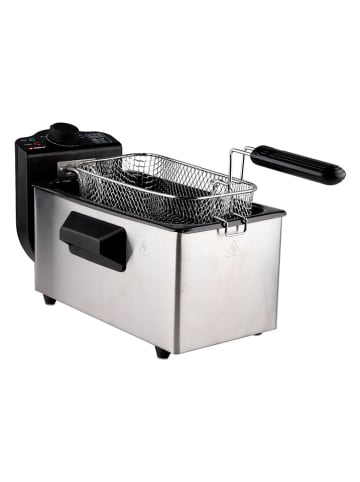 Alpina Frytkownica "Deep fryer" w kolorze srebrnym - 3 l