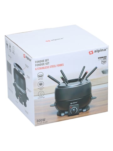 Alpina Fondue in Schwarz - 2 l