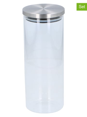 Alpina 2-delige set: voorraadglazen - 1,5 l