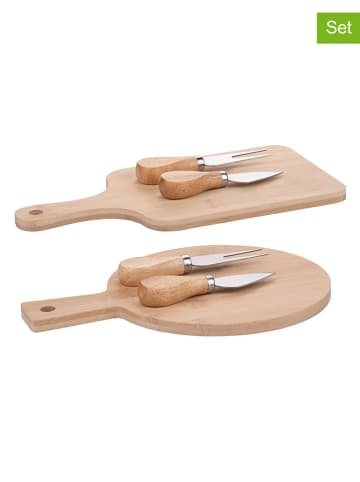 Alpina 3-delige set: kaassnijplank lichtbruin (verrassingsproduct)