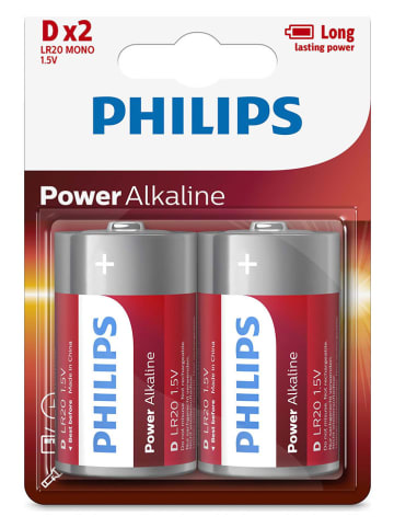 Philips Batterien - LR20 - 2 Stück