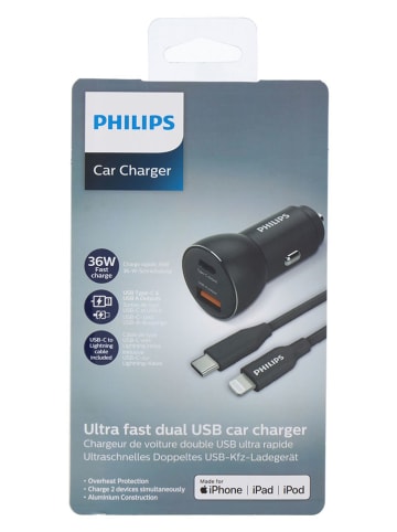 Philips Auto-Ladegerät in Dunkelblau