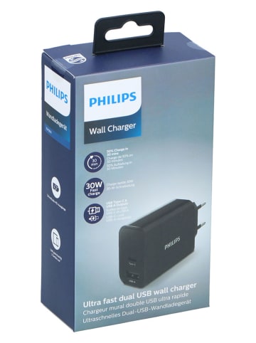 Philips Wandladegerät  in Schwarz