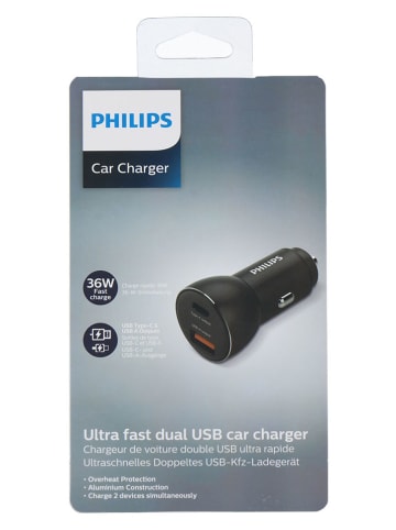 Philips Ładowarka samochodowa w kolorze granatowym