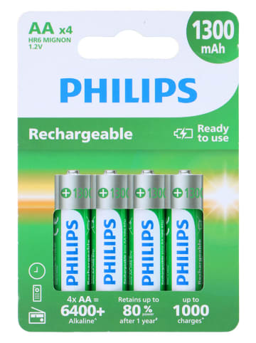 Philips Baterie AA 1300 mAh (4 szt.)