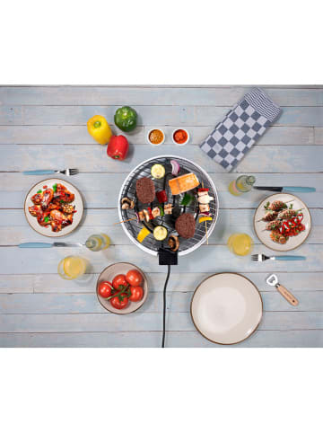 Alpina Elektro-Tischgrill in Schwarz - Ø 30 cm