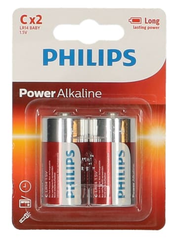 Philips Batterijen LR14 - 2 stuks