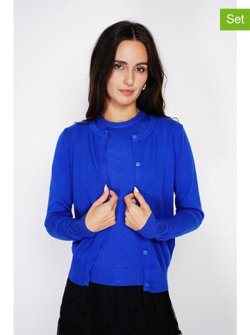 C& Jo 2tlg. Twinset in Blau