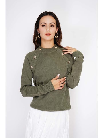 C& Jo Pullover in Khaki