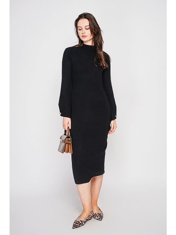 C& Jo Strickkleid in Schwarz