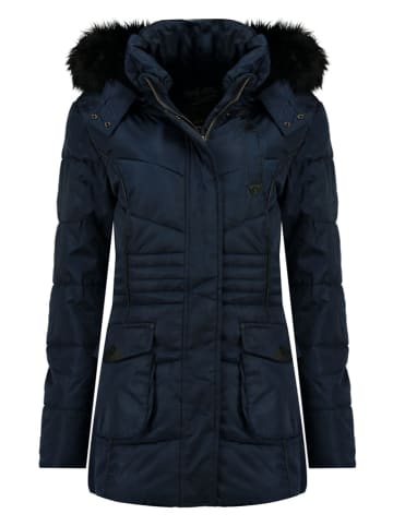 Geographical Norway Wintermantel "Bouvar" in Dunkelblau