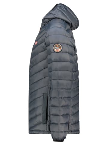 Geographical Norway Doorgestikte jas "Carliti hood" antraciet