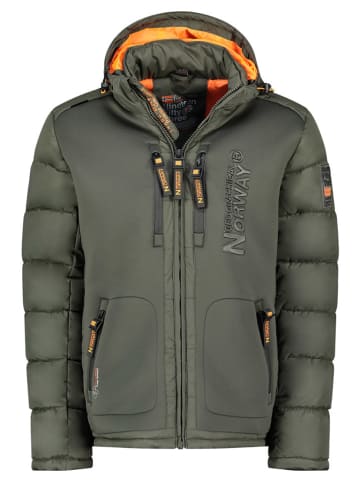 Geographical Norway Kurtka zimowa "Beachwood" w kolorze khaki