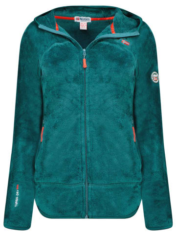 Geographical Norway Kurtka polarowa "Upalood" w kolorze turkusowym