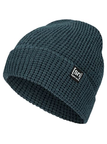 super.natural Beanie "City" in Dunkelblau