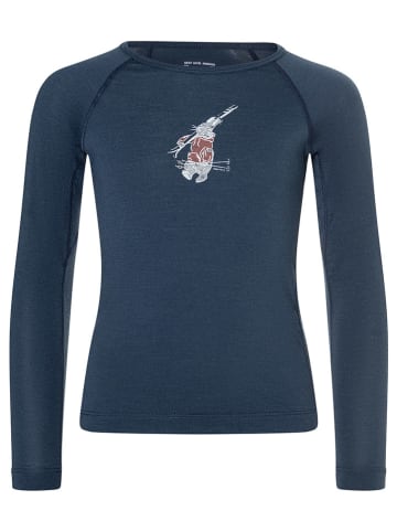 super.natural Funktionslongsleeve "Ski Bunny175" in Dunkelblau