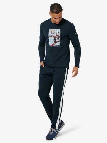 super.natural Funktionslongsleeve "Dachshund Brush" in Dunkelblau