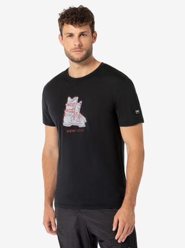 super.natural Functioneel shirt "Lets Shoe Tee" zwart