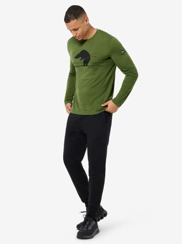 super.natural Funktionslongsleeve "Ski Karl" in Khaki