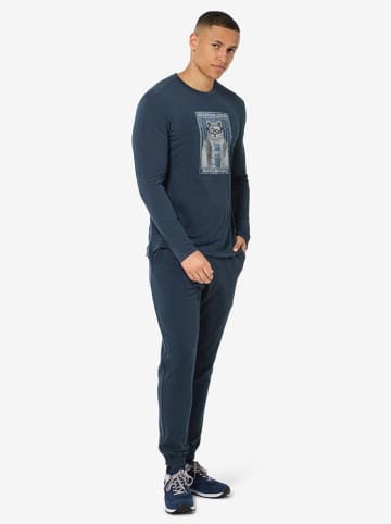 super.natural Funktionslongsleeve "Bearski" in Dunkelblau