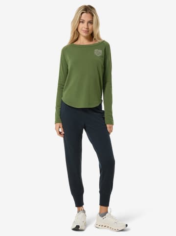 super.natural Longsleeve "Little Heartwood Crew" in Khaki