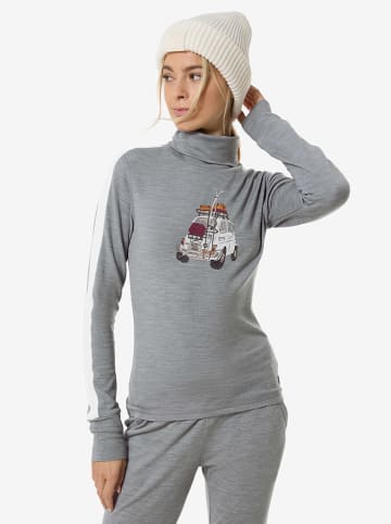 super.natural Rollkragenpullover in Grau