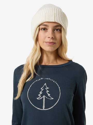 super.natural Funktionslongsleeve "Bubble Tree" in Dunkelblau