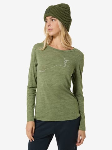 super.natural Functionele longsleeve "Bearglück" groen