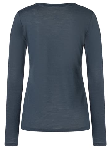super.natural Functionele longsleeve "Hilly" donkerblauw