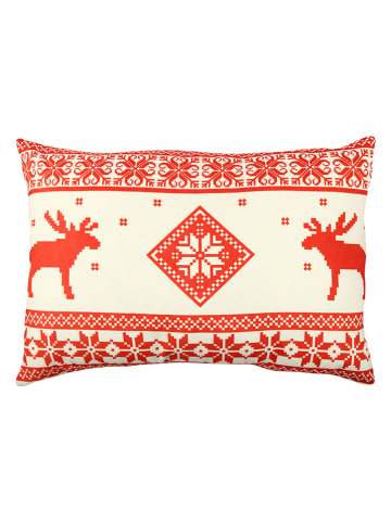 Colorful Cotton Kussen rood/wit
