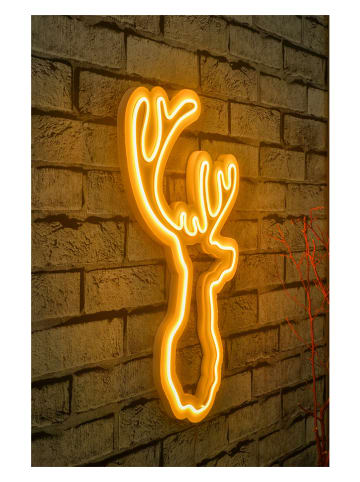ABERTO DESIGN Decoratieve ledlamp geel - (L)50 x (B)28 cm