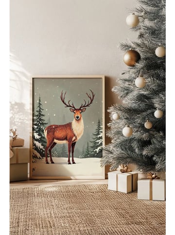 ABERTO DESIGN Gerahmter Kunstdruck