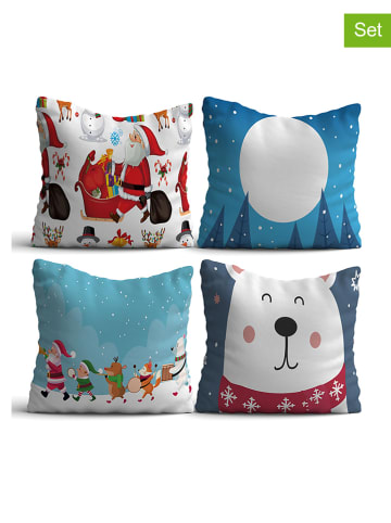 Colorful Cotton 4-delige set: kussens meerkleurig