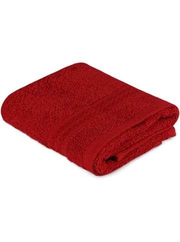 Colourful Cotton Ręcznik w kolorze czerwonym dla gości