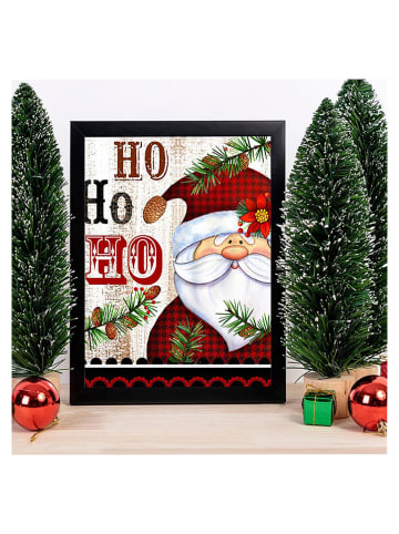 ABERTO DESIGN Kunstdruk op hout - (B)24 x (H)29 cm