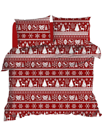 Colourful Cotton Beddengoedset rood