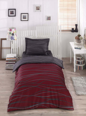 Elizabed Beddengoedset "Verda" rood